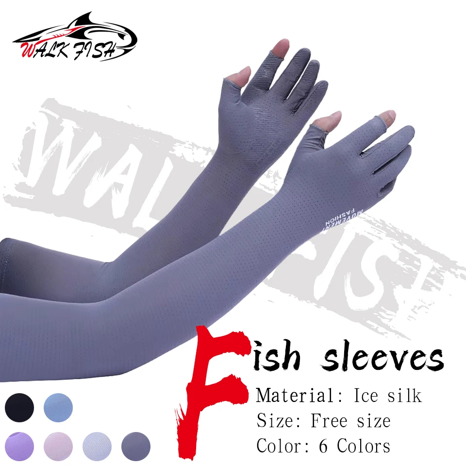 Mangas de pesca WALK FISH de protección solar brazo largo - imagen 3