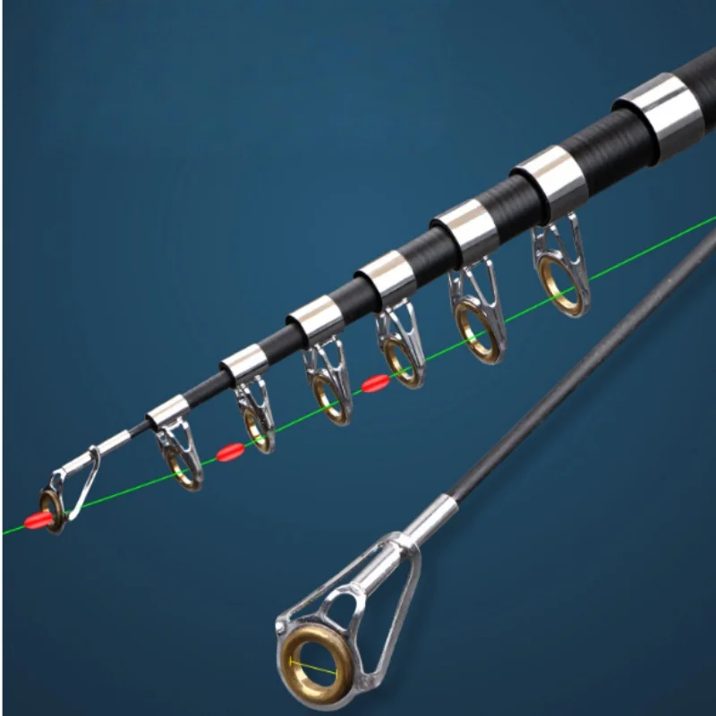 Caña telescópica corta ligera y resistente para pesca marina - imagen 5