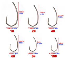 Anzuelos Hirisi 8042 con Recubrimiento PTFE – Acero Inoxidable