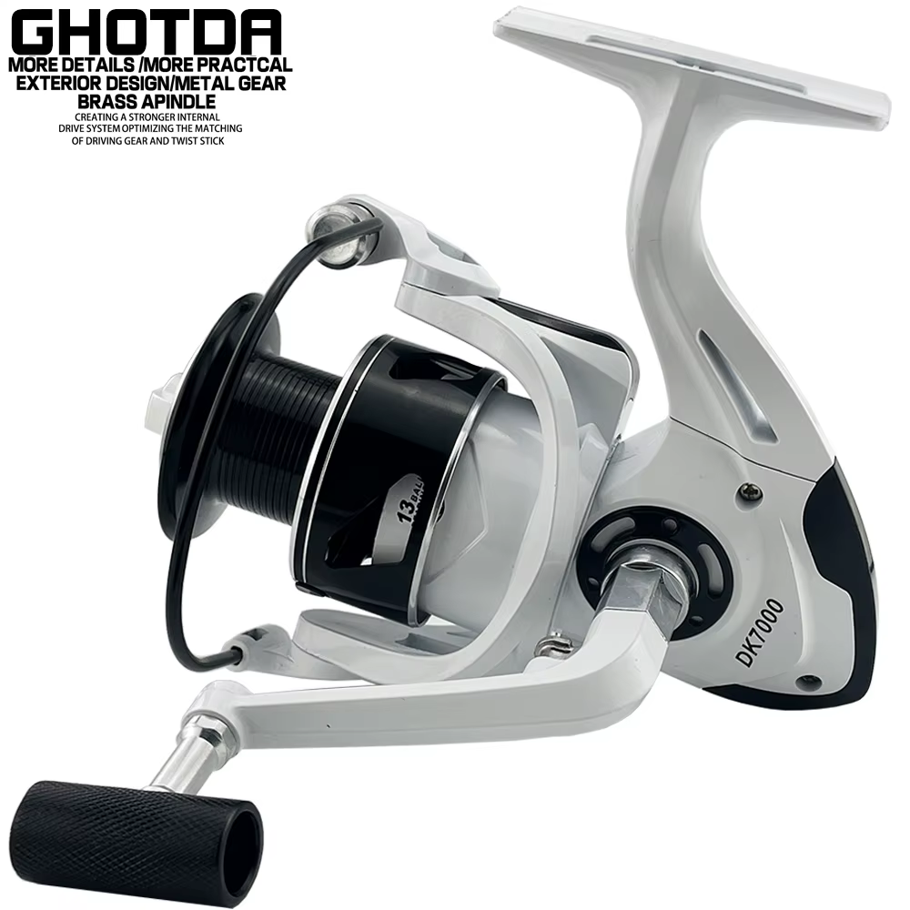 GHOTDA Carrete de Carpa – Freno trasero metálico - imagen 2