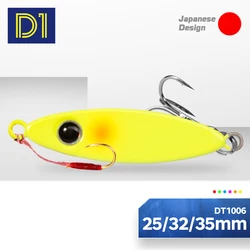 Searide D1 Mini Cuchara Jig 38mm 10g – Metal para agua salada y dulce
