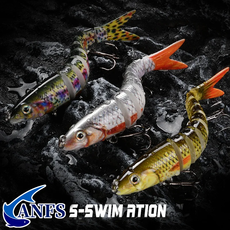 Detalle de articulación del swimbait