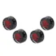 Perillas para guitarra eléctrica calavera negro y rojo, tono-volumen - imagen 5