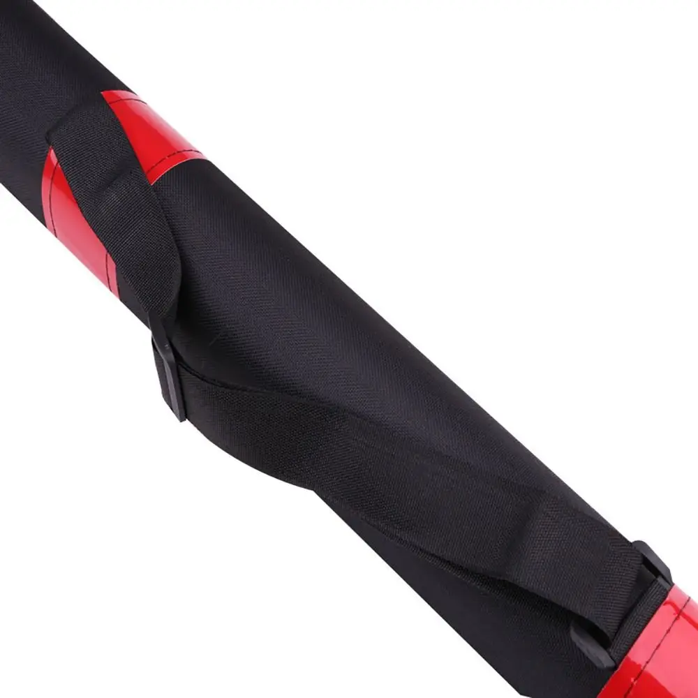 Funda abierta mostrando capacidad para cañas