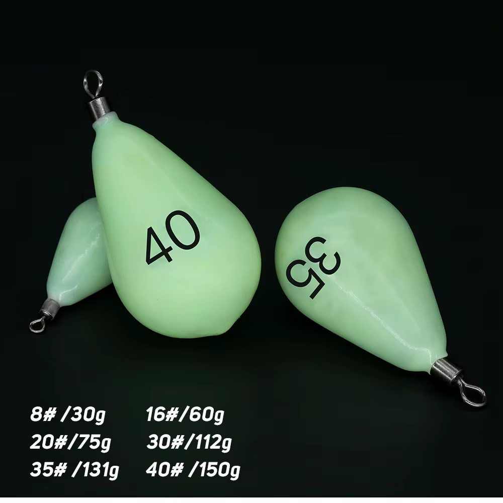 Plomos para pesca en barco cubiertos de plástico con anillo rotatorio - imagen 4