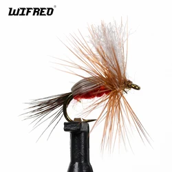 WIFREO Mosca Seca Caddis Flotante Joroba Roja Trucha