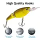 Hanlin Wobbler Minnow flotante para lucio y lubina, crankbait - imagen 3