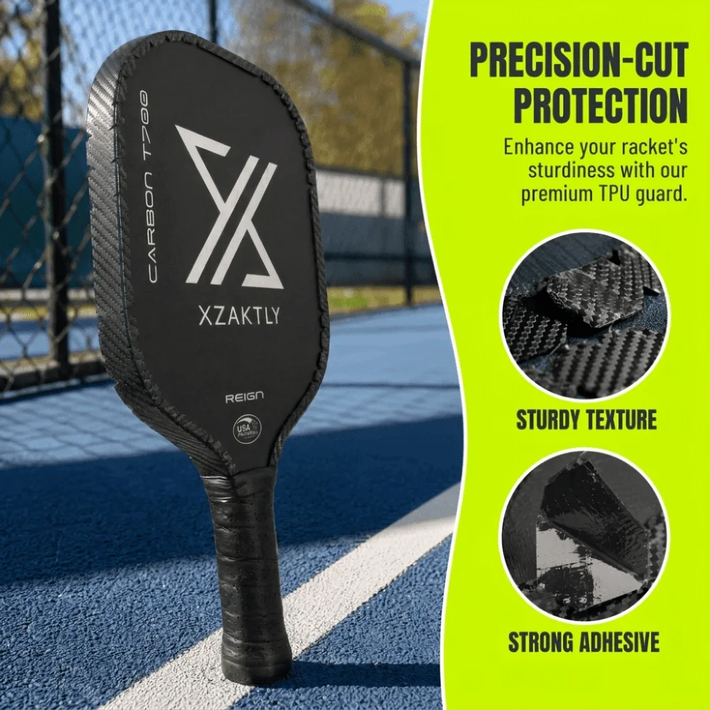 Protector de canto de raqueta de pickleball TPU antiimpactos elástico