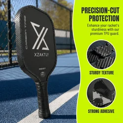 Protector de canto de raqueta de pickleball TPU antiimpactos elástico