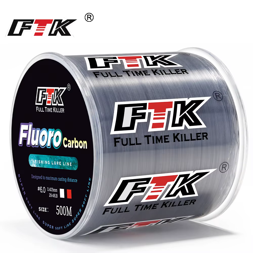 FTK-sedal: Línea de fluorocarbono recubierta 300/500m 4,13-34,32lb - imagen 3