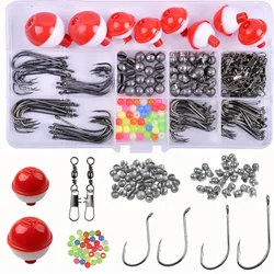Kit de Aparejos para Principiantes – Anzuelos Bobber, Barril Giratorio y Tiro Dividido