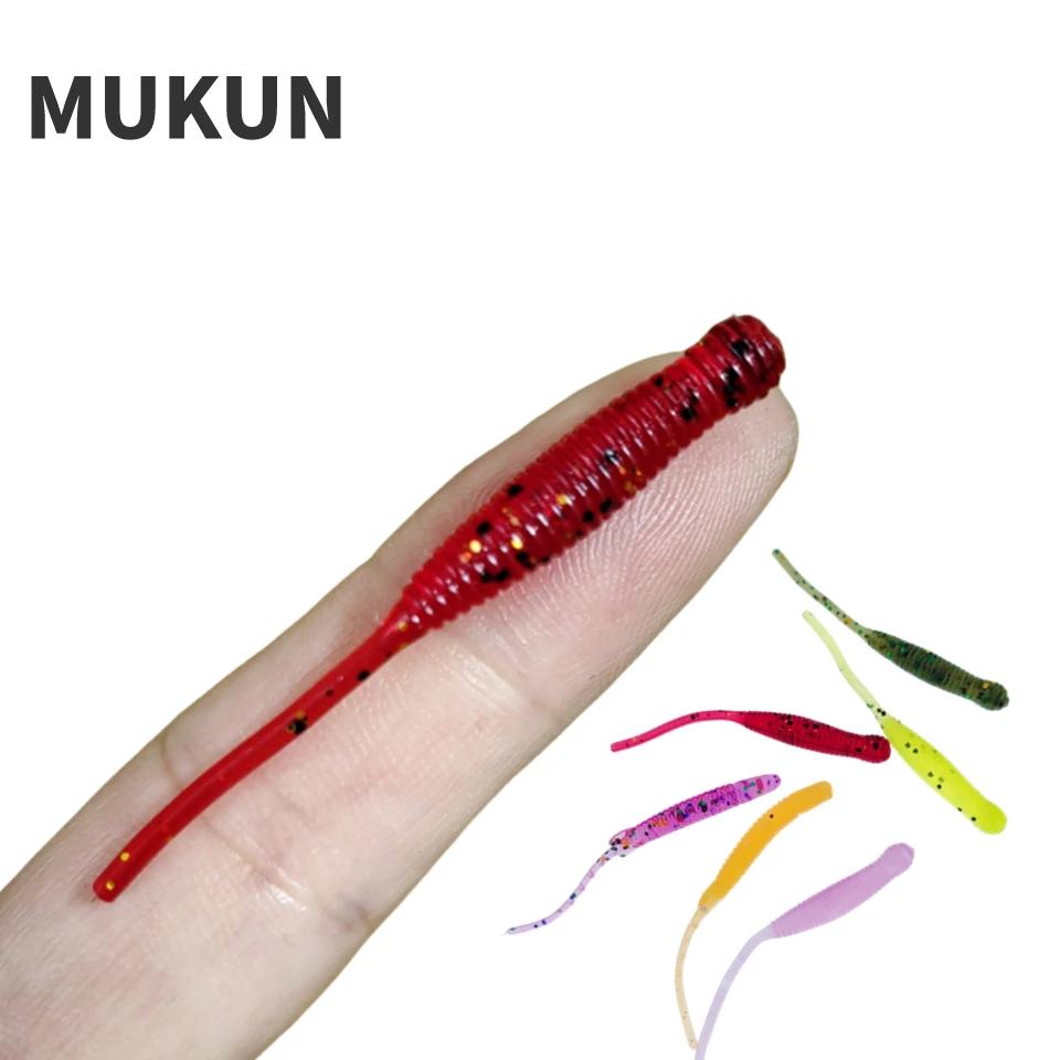 Señuelos blandos para lubina y lucio – gusano 53 mm silicona