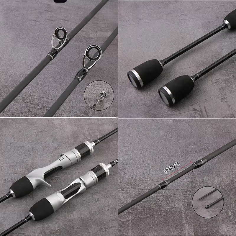 Caña spinning ultraligera carbono – 1.68m para pesca finesse