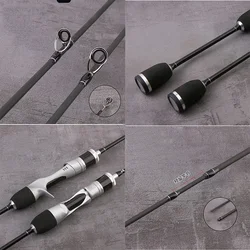 Caña spinning ultraligera carbono – 1.68m para pesca finesse