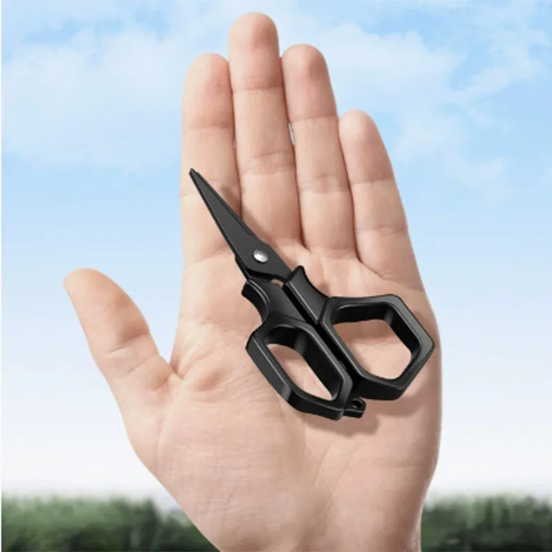 Tijeras de pesca recubiertas de titanio Dali Ma para PE con cuerda - imagen 3