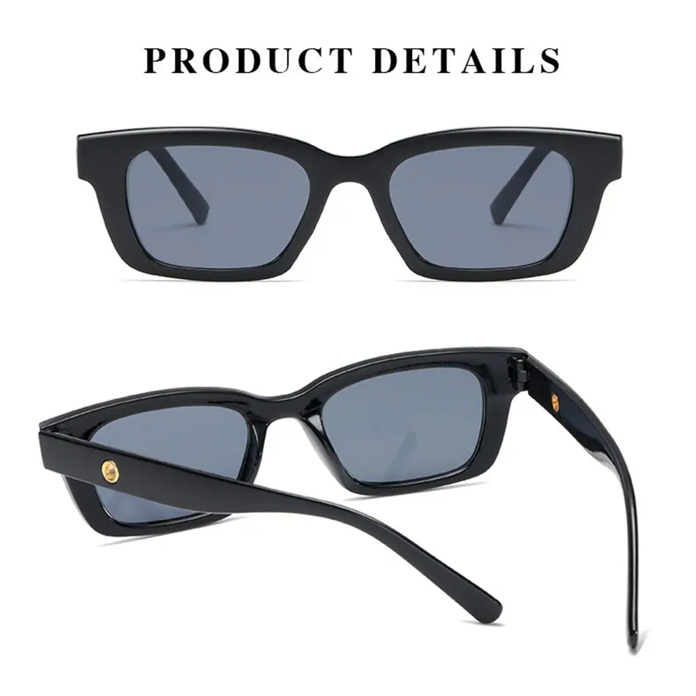 Gafas de sol vintage rectangulares con protección UV400 para mujer - imagen 5
