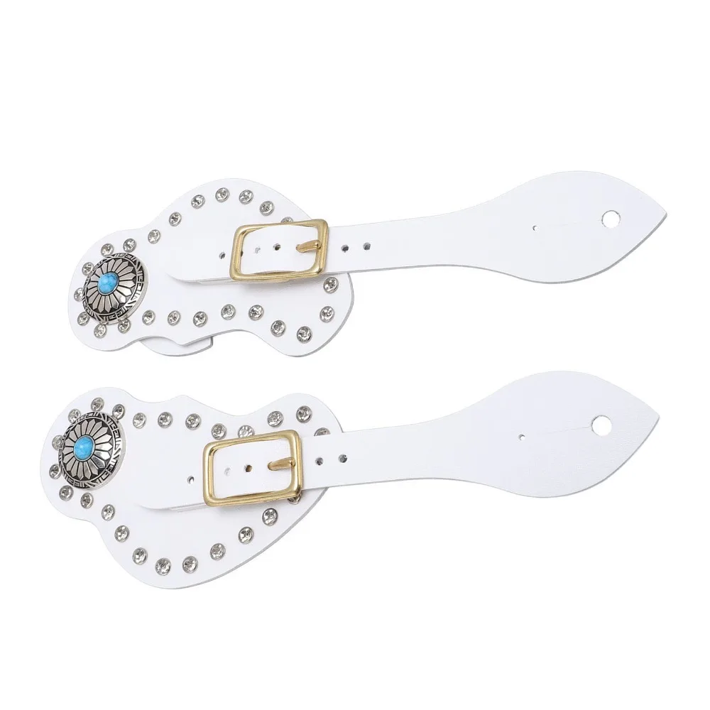 Correas de cuero sintético Nappa con diamantes de imitación ajustables - imagen 4