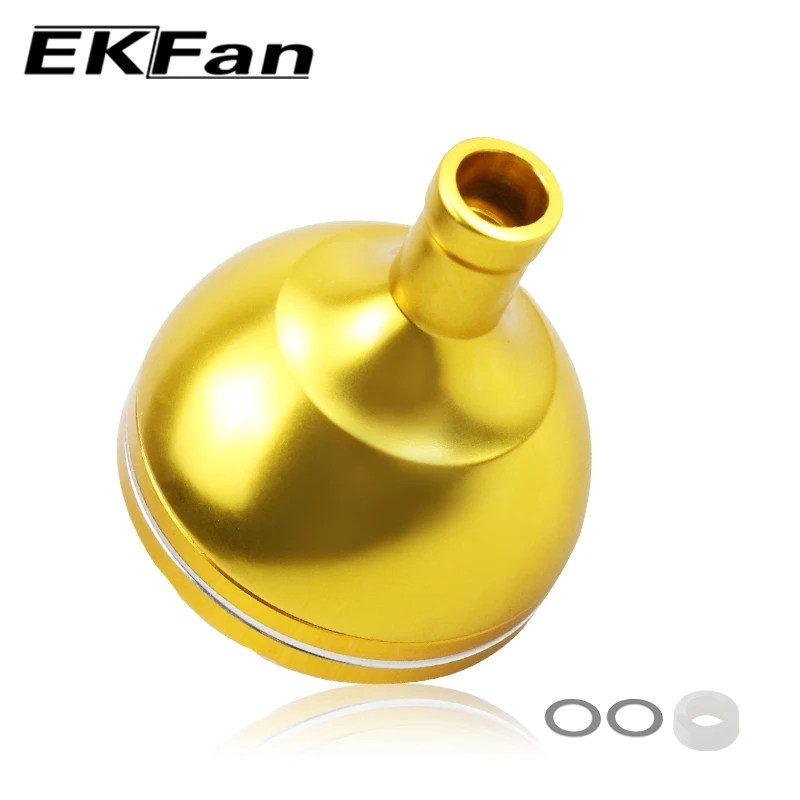 EKfan Perilla de Mango de Metal para Carrete Baitcast - 30/35/38mm