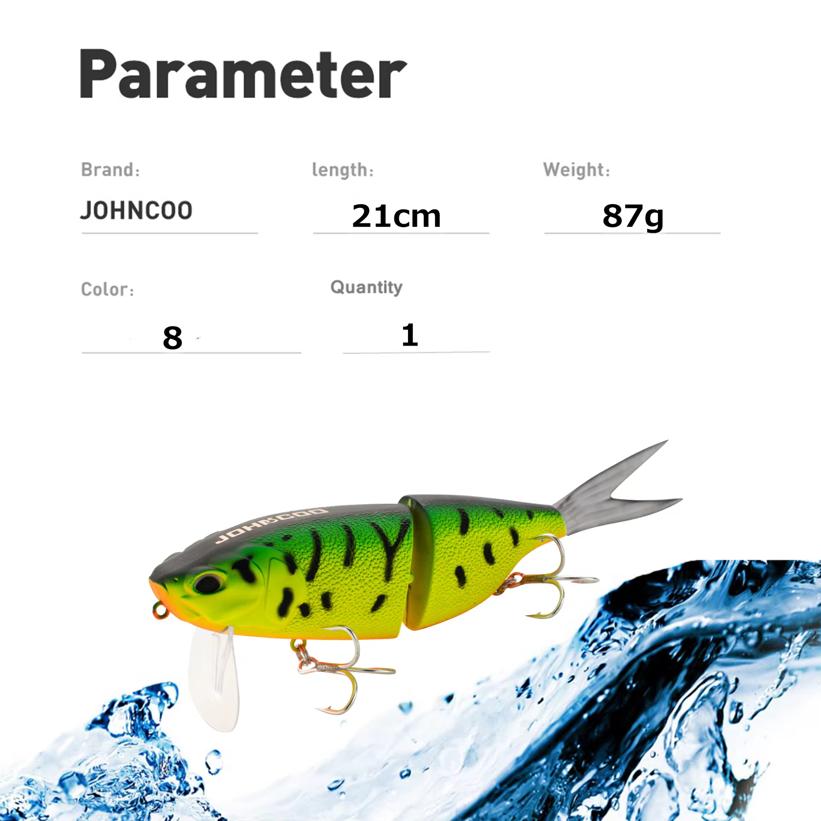 Chatter Popper Wobbler Flotante Cola Giratoria – Lanzamiento Largo - imagen 4