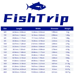 FishTrip Anzuelo Circular Gigante – Acero Inoxidable para Tiburón