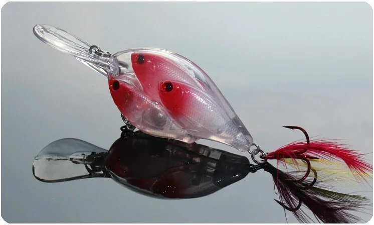 Señuelo de pesca Long Tongue 3 Fish Lure Crankbait vista lateral