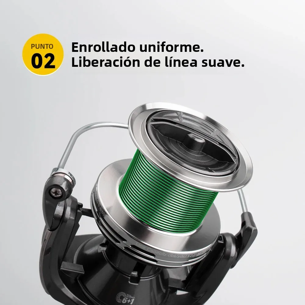 Carrete de pesca HUIDIAO TIDRAG lanzamiento largo para agua salada - imagen 4