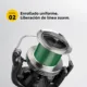 Carrete de pesca HUIDIAO TIDRAG lanzamiento largo para agua salada - imagen 4