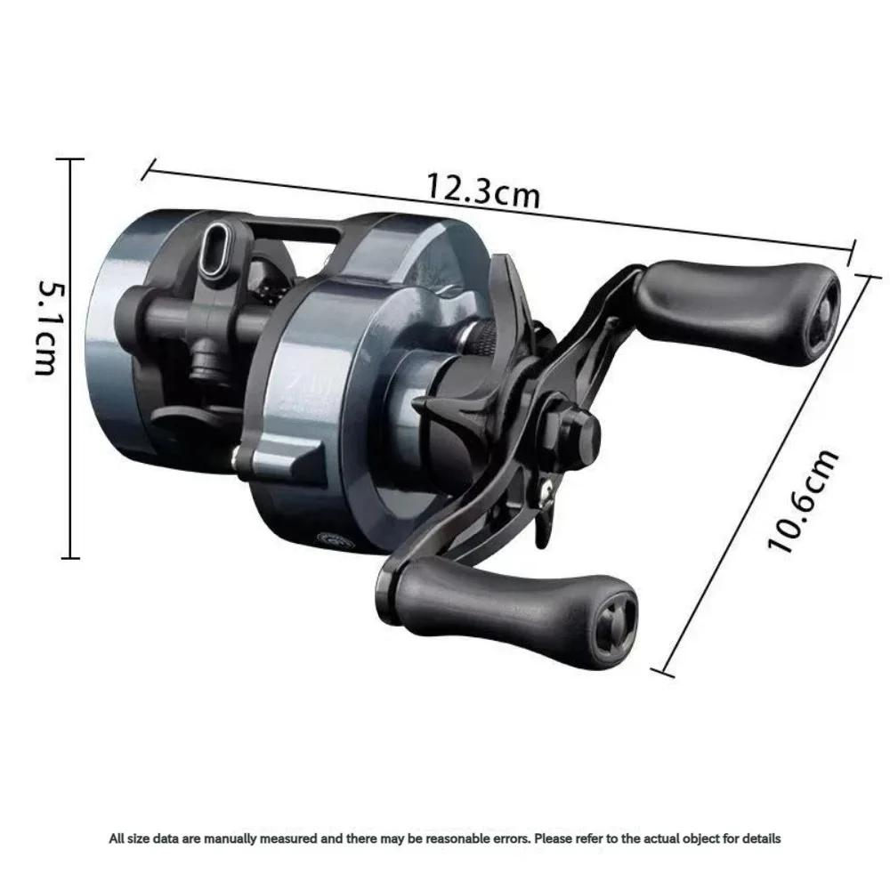 Carrete ultraligero DC con anti-reflejo para micro señuelos