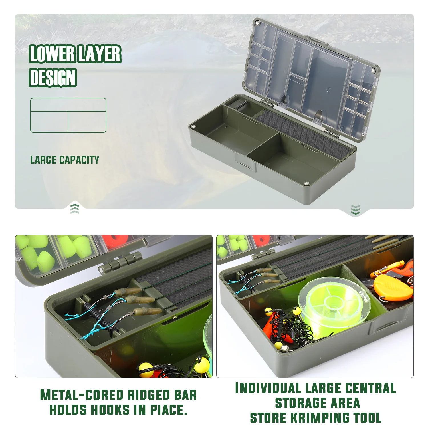 Caja de almacenamiento de accesorios Sougayilang anticaídas ABS - imagen 5