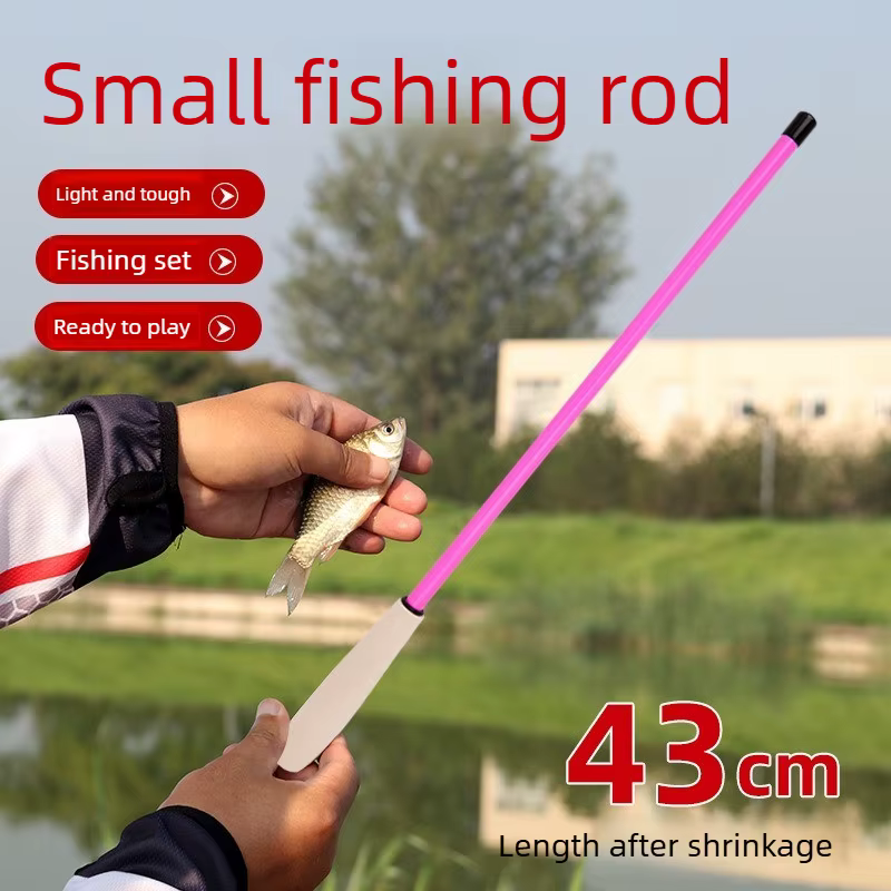 Juego Caña Micro Pesca para Crucianas, Truchas y Niños - imagen 4
