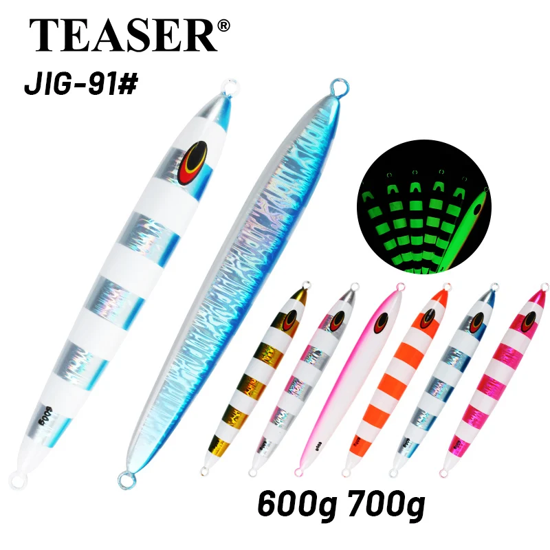 TEASER J91 Plomo de hierro lastrado para aguas profundas luminoso - imagen 2