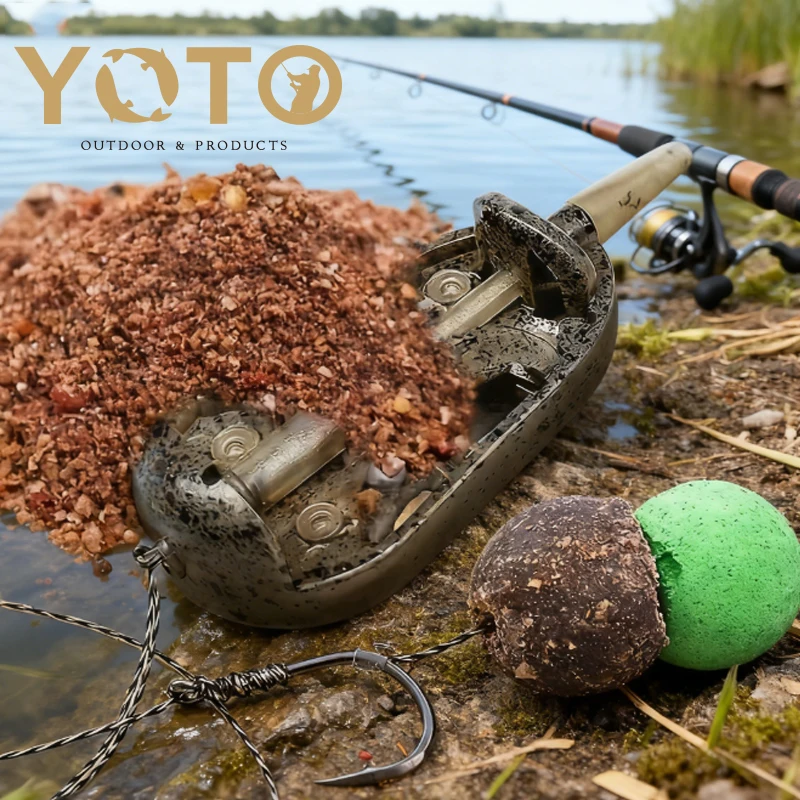 YOTO Alimentador de método para carpa ajustable con molde - imagen 3