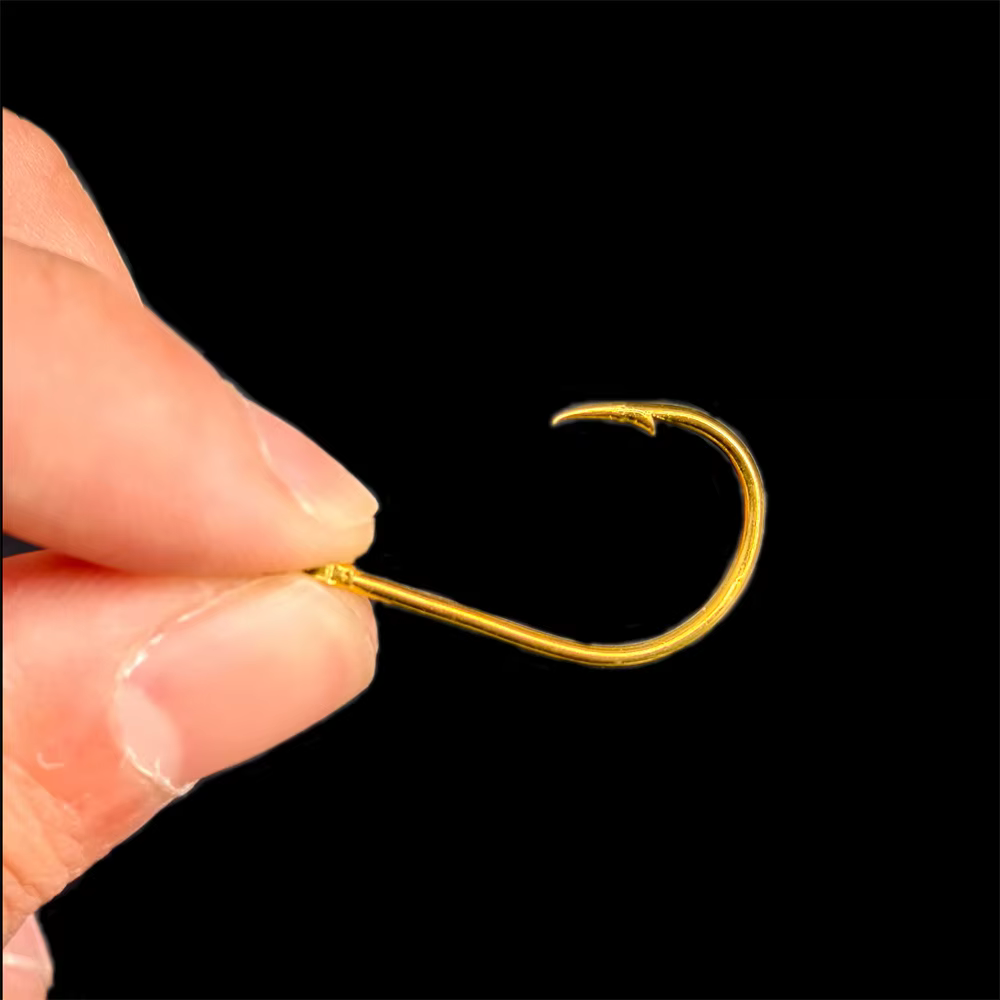Anzuelos dorados con púas de acero al carbono para carpa - imagen 4