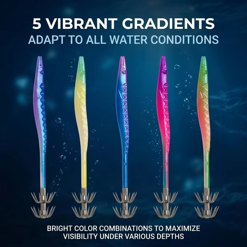 Egis UV para Calamar 11cm – Luminosos para Pesca Nocturna en Agua Salada - imagen 3
