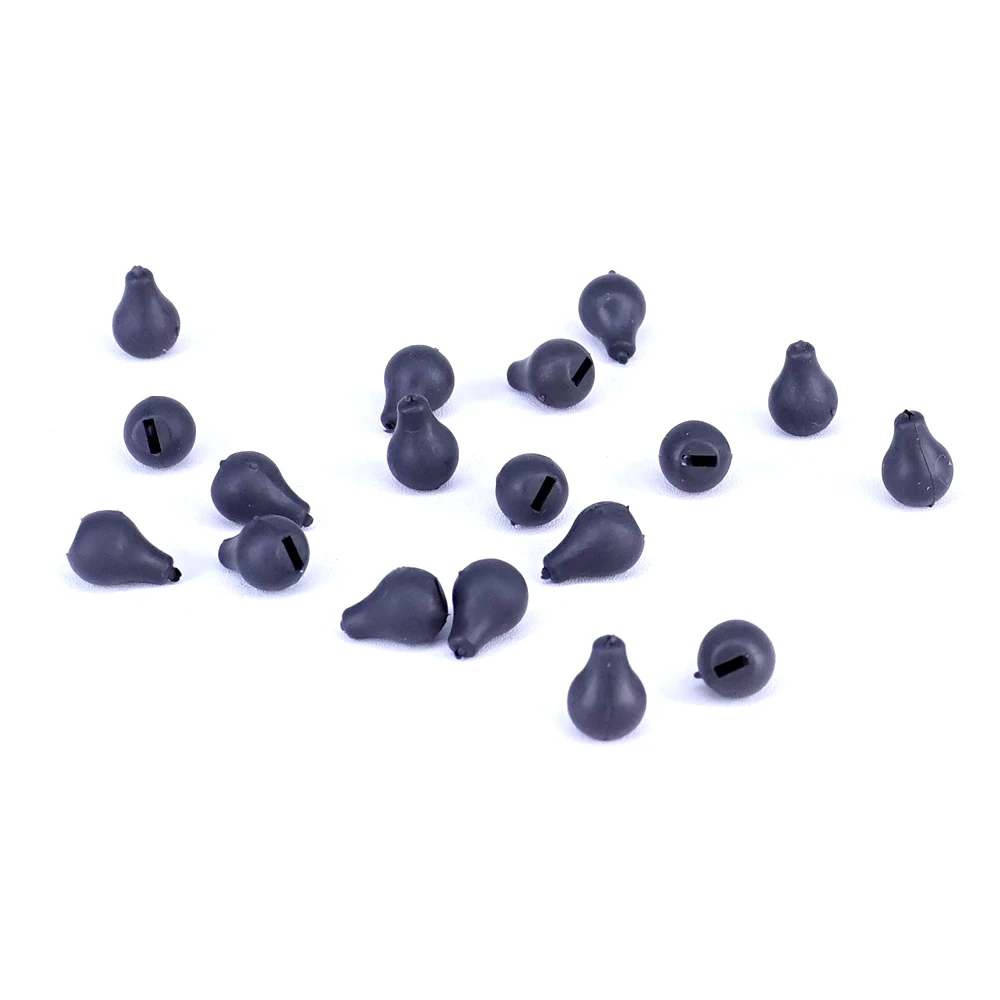 HIRISI Perlas de goma pera para montajes Chod Rig y Hair Rig - imagen 2