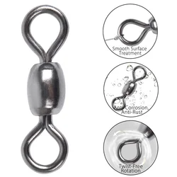 Giratorio de pesca con rodamiento inox – alta resistencia agua salada