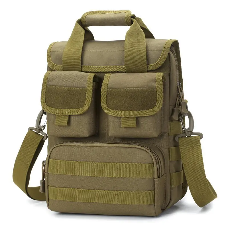 Bolso táctico de pesca MOLLE camuflaje con bandolera