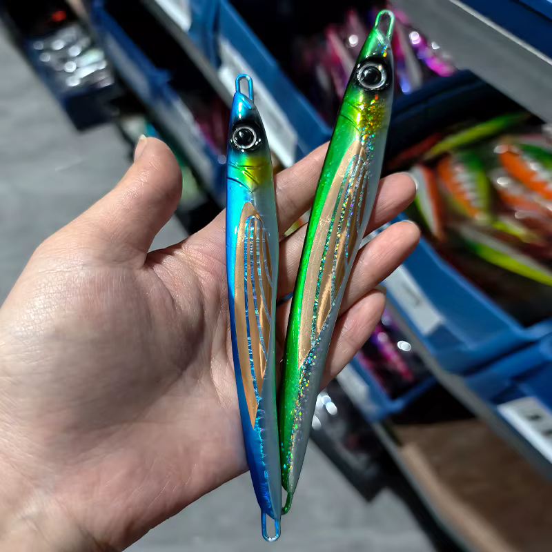 Jig Metálico OBSESSION J158 para Atún y Rey – Brillo UV Costera y Altura - imagen 3
