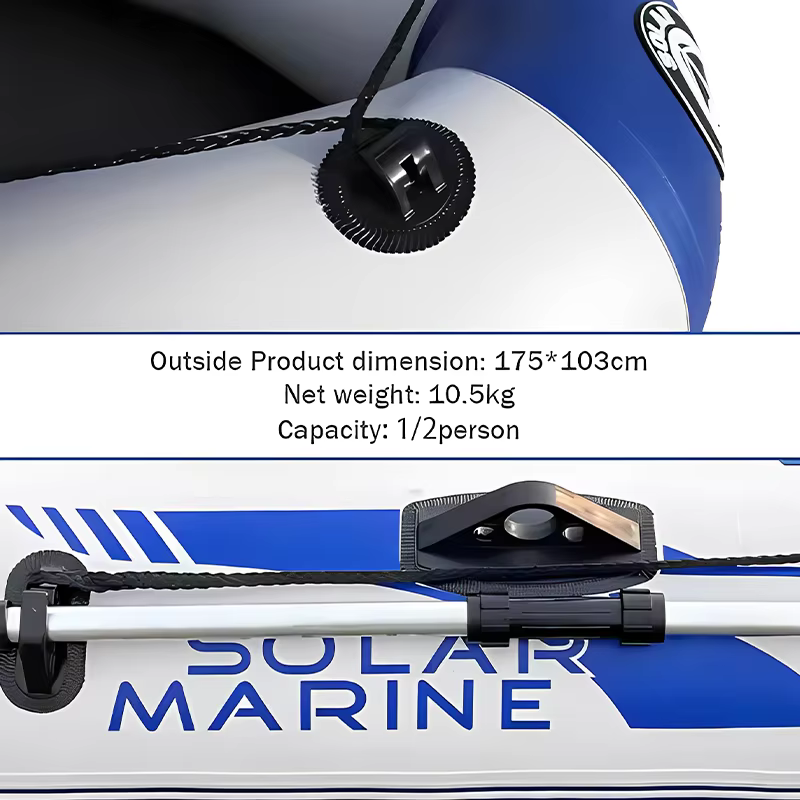 Solar Marine Kayak Hinchable de Pesca PVC – Plegable y Resistente - imagen 3