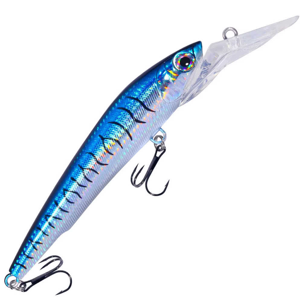 Señuelo Minnow wobbler para lucio, walleye y carpa – Buceo profundo - imagen 5