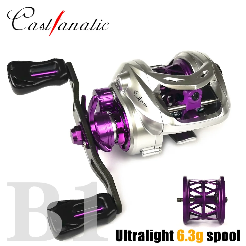 Carrete baitcasting BFS Castfanatic B1 Ultralight Finesse para perca - imagen 2