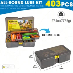 Kit de Señuelos de Pesca para Trucha, Pike y Bass