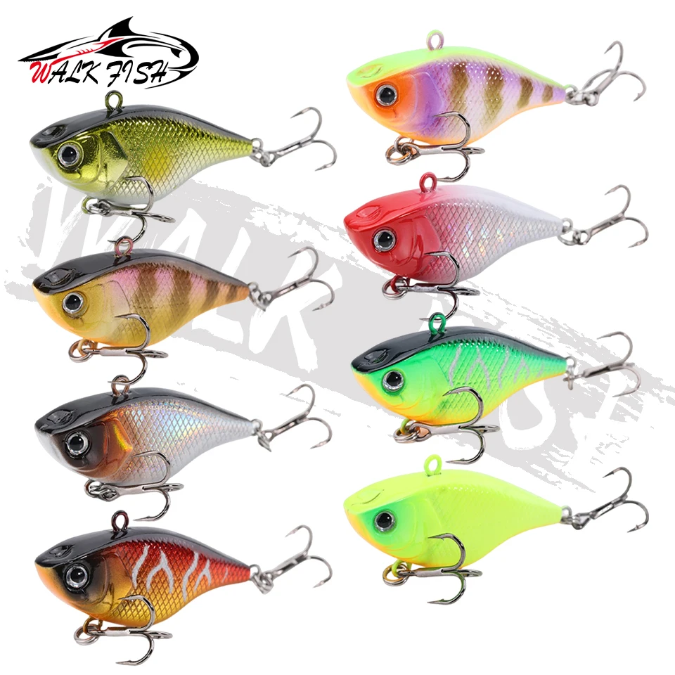 WALK FISH Señuelo duro vibración anzuelos triples - imagen 5