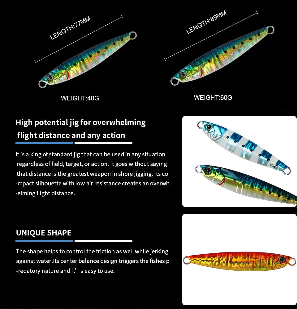 LETOYO Micro Jig para lanzamiento