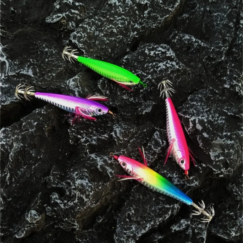 Jig de calamar luminoso Ackibbik para agua salada - imagen 4