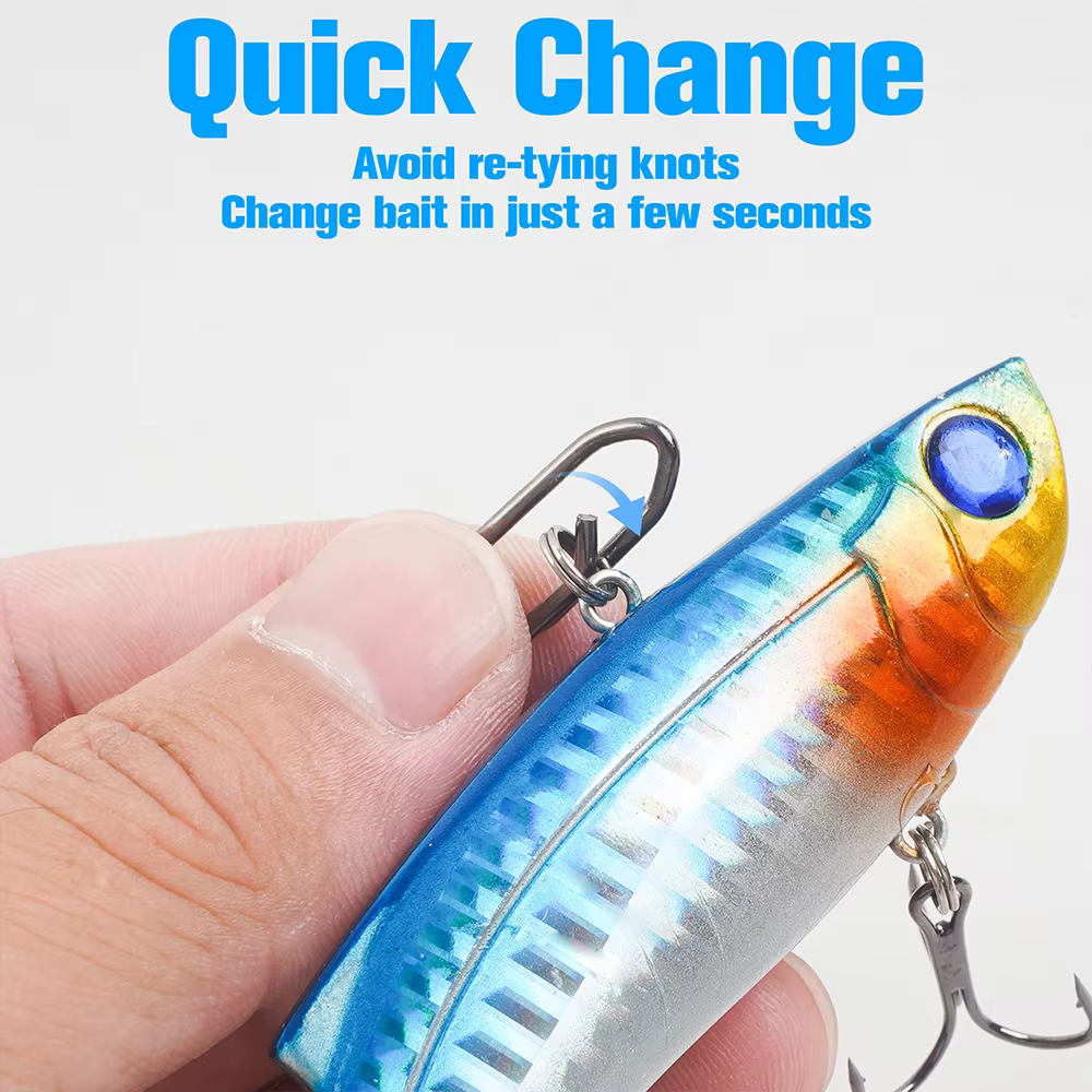 Fastel Clips de velocidad acero inoxidable – Alta resistencia pesca - imagen 2
