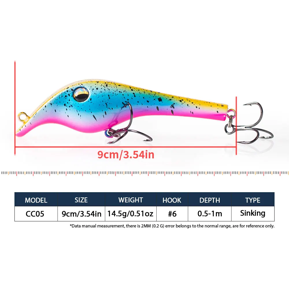 Señuelo Jerkbait Glider Hanlin para lucio y lubina, hundible/flotante - imagen 2