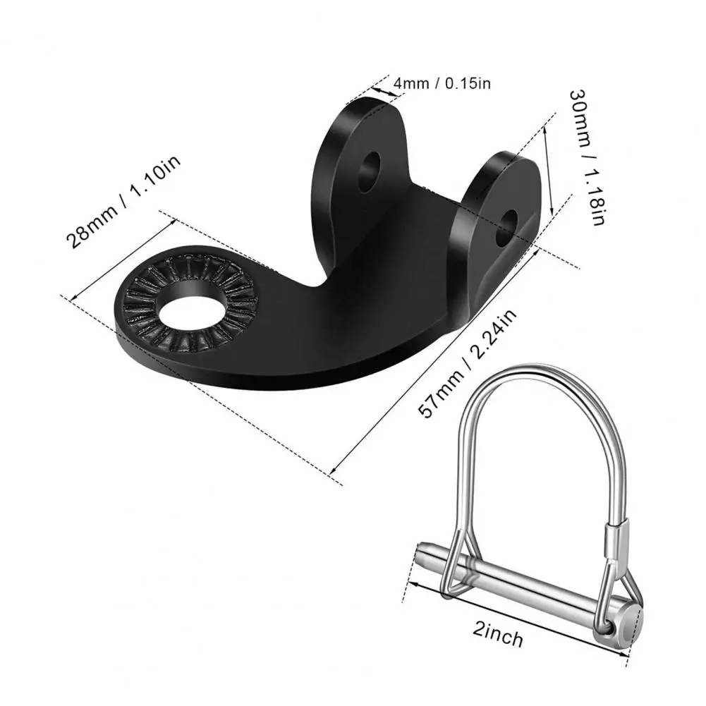 Adaptador enganche remolque bicicleta 135° máxima resistencia - imagen 3