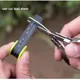 Tijeras plegables de pesca acero al carbono para cortar líneas - imagen 3