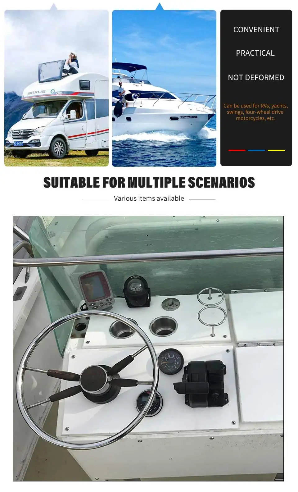 Portavasos en carro de golf